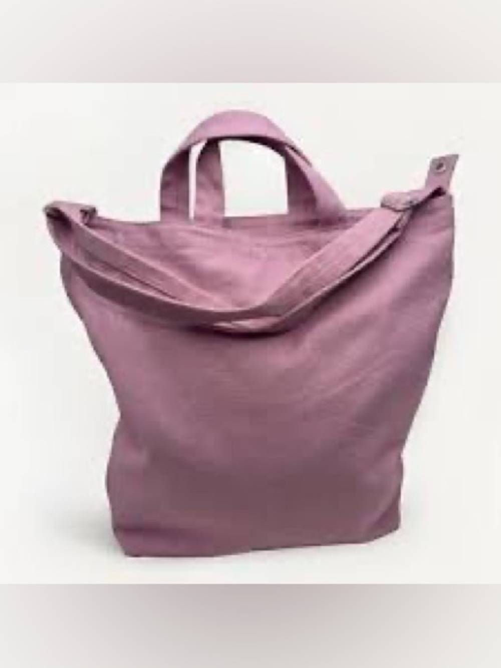 BAGGU vertical duck bag lavender